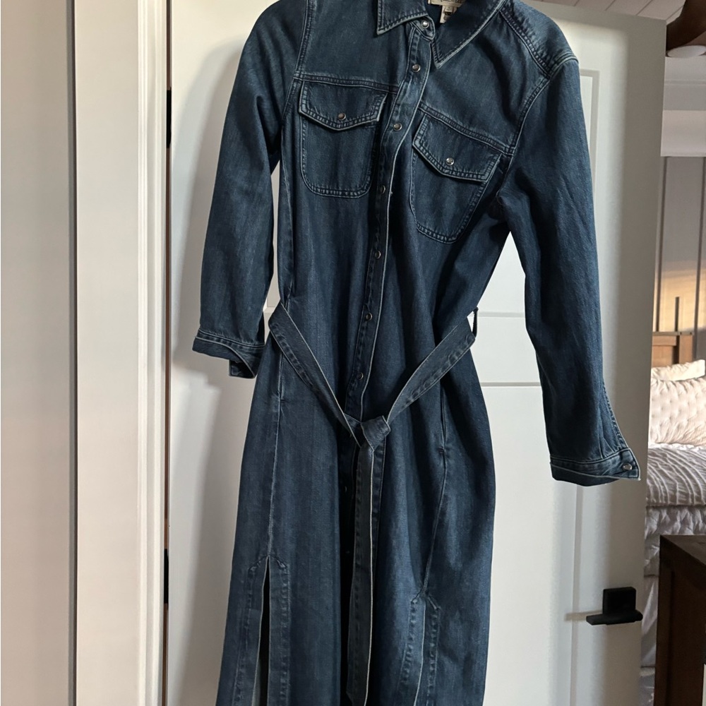 Madewell Denim Midi Dress - Blue